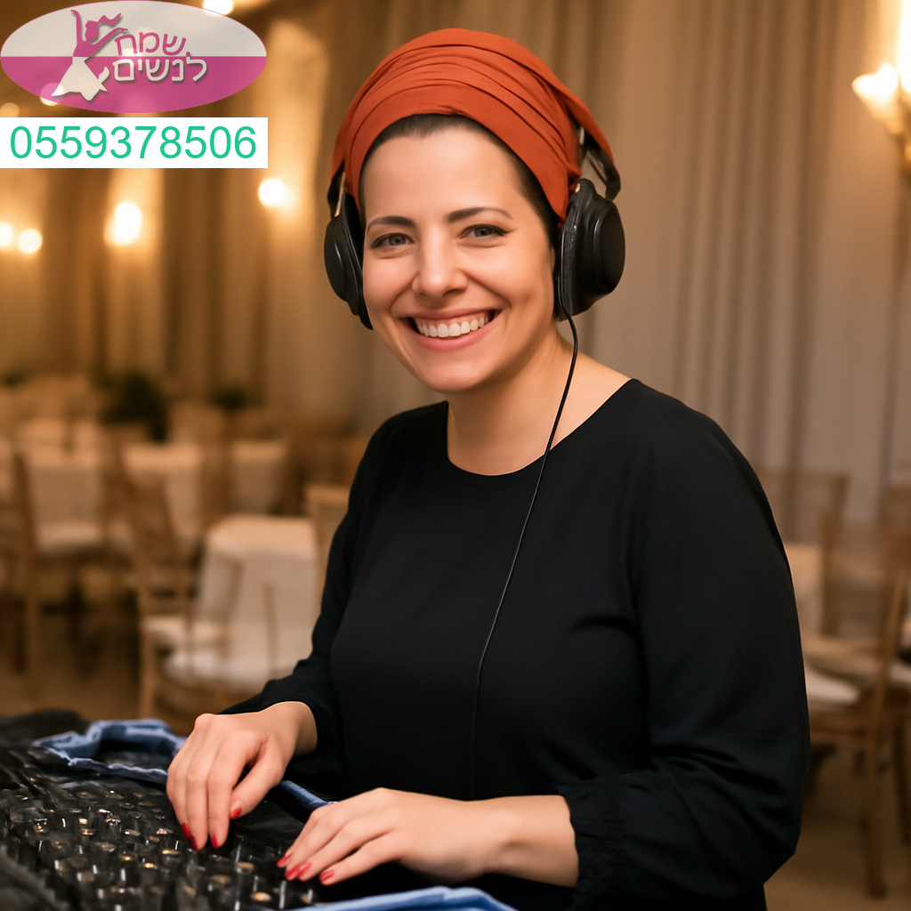 תקליטנית מקצועית ומלאת אנרגיה לאירועים בלוד עם מוזיקה משמחת שמרימה את הרחבה