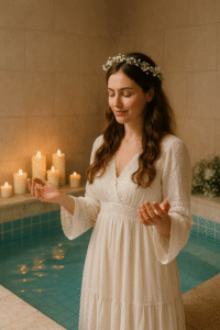 כלה לפני טבילה במקווה - רגע מרגש עד דמעות!