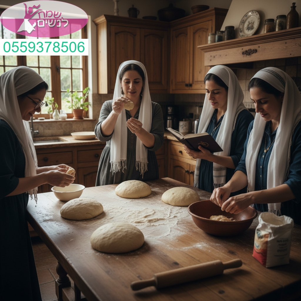 רגע קדוש של אחדות נשית והעצמה רוחנית במצוות הפרשת חלה