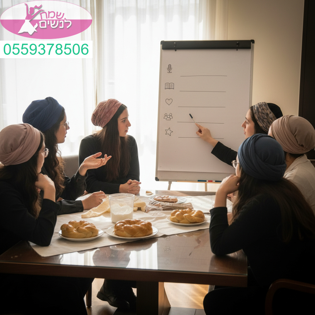 מפגש השראה נשי עם כלים לבחירת רבנית מדויקת לערב חלה מרגש ומעצים
