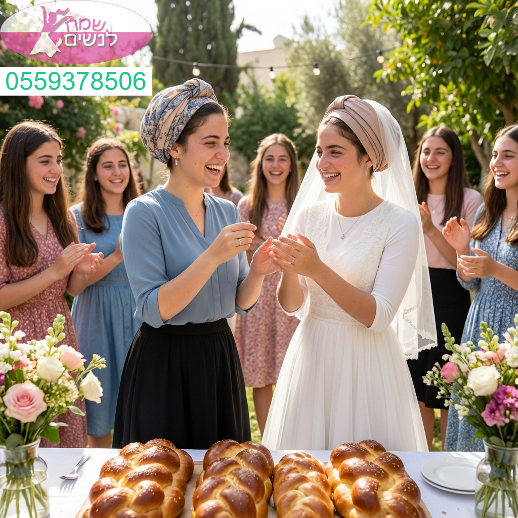 בת מצווה באווירה קסומה ומשפחתית עם חלה קלועה ושמחה אמיתית בלב