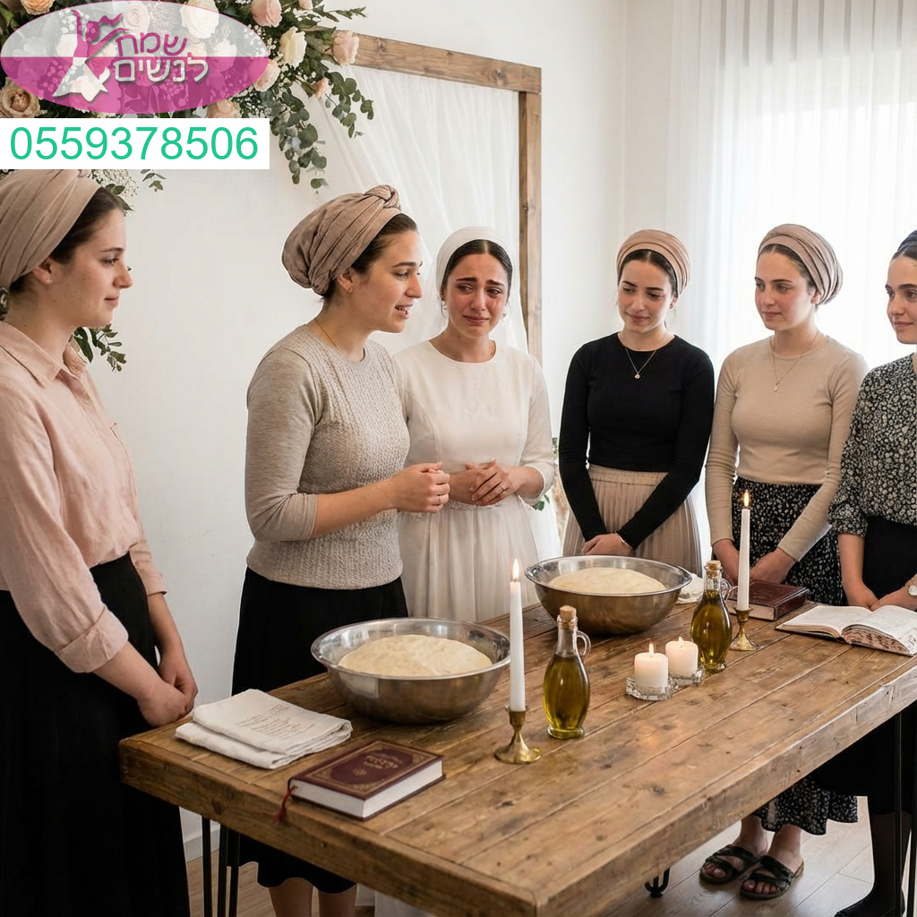 סדנת חלה מרגשת וחווייתית לבת מצווה באווירה רוחנית עם תוכן ערכי וצנוע