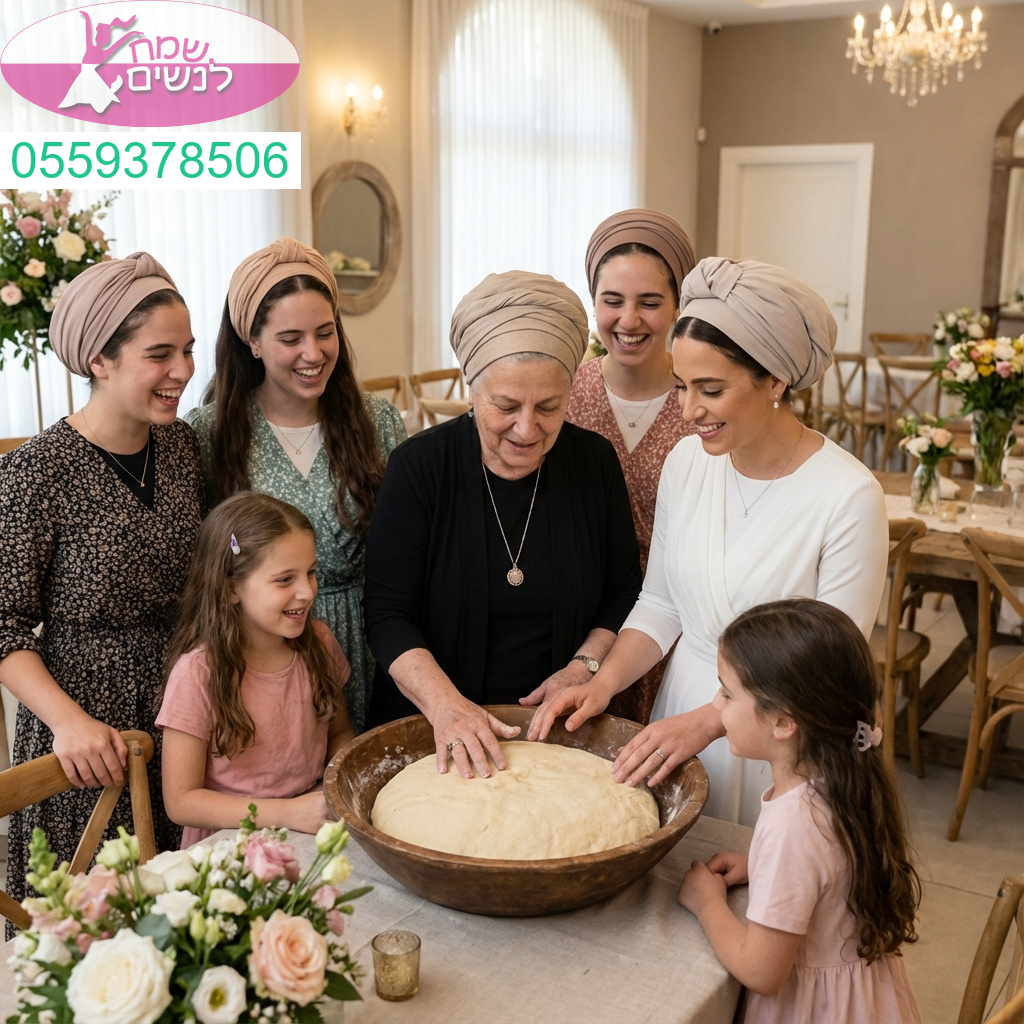 אירוע מרגש ומאחד של ערב הפרשת חלה באווירה נשית קסומה בלב אזור המרכז