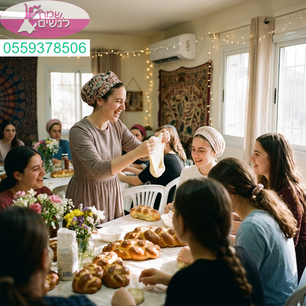אירוע מרגש ומלא השראה של ערב הפרשת חלה בלב אזור המרכז עם ניחוח של חיבור נשי ואור פנימי