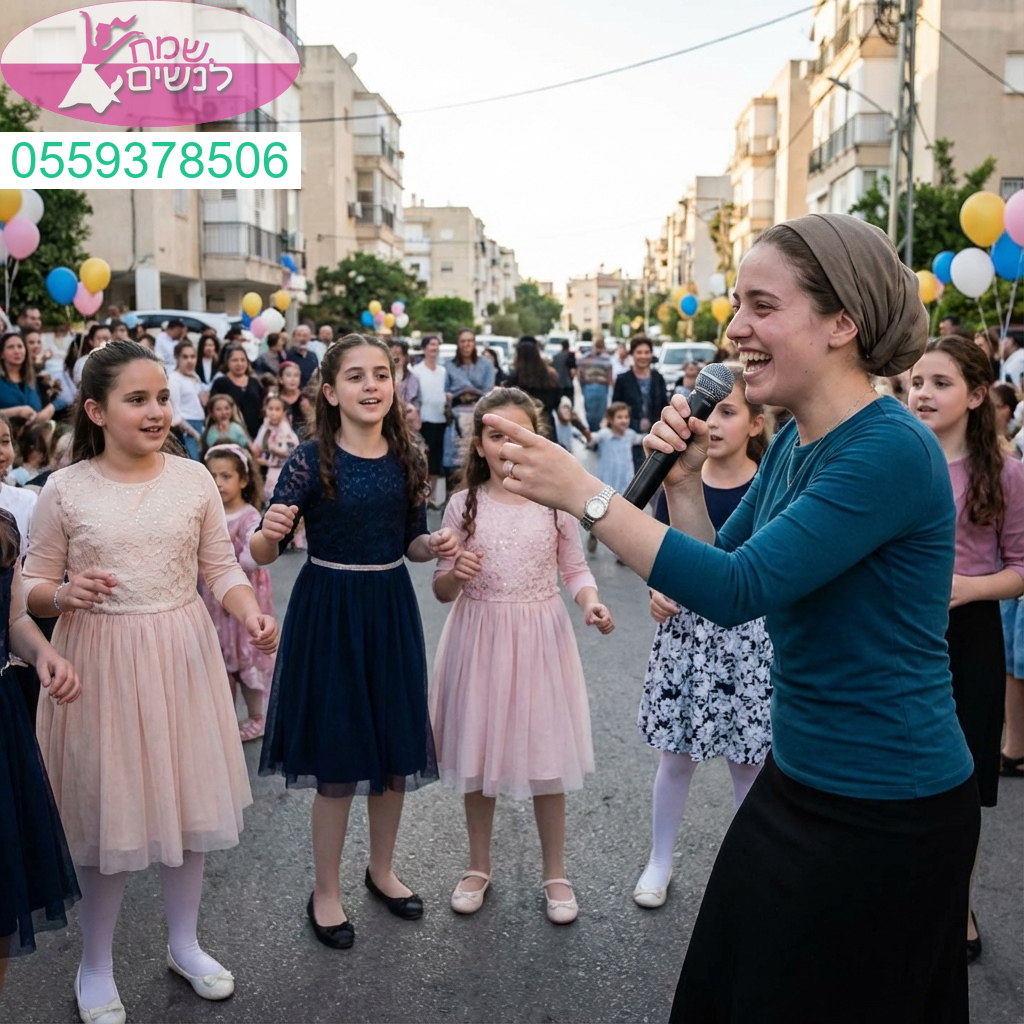 אווירה מרגשת ושמחה עם מפעילה מקצועית לבת מצווה דתית בבני ברק