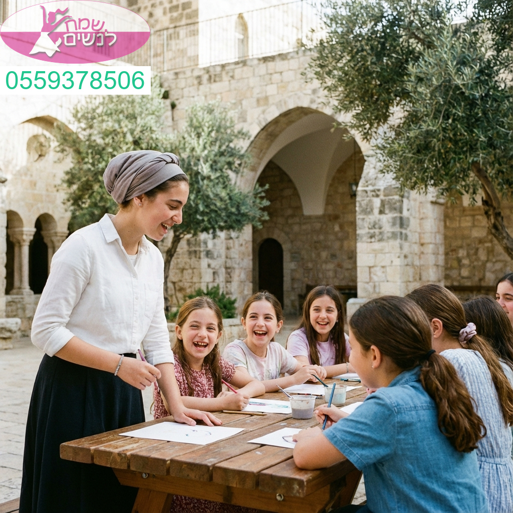 הפעלה מיוחדת לבת מצווה באווירה ירושלמית קסומה עם תוכן ערכי וחוויתי לבנות