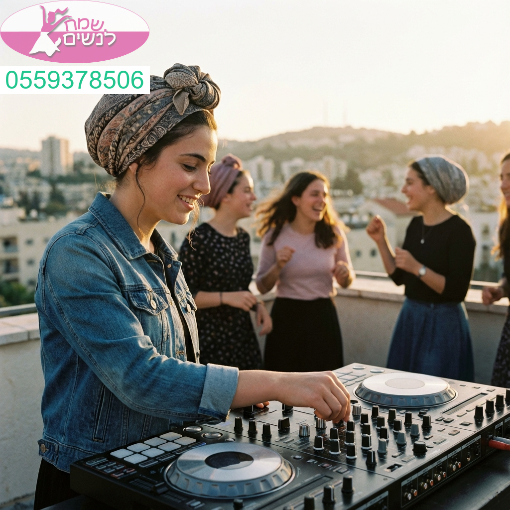 תקליטנית מקצועית לאירועים לנשים בלבד באווירה סוחפת ומרומה במיוחד במודיעין