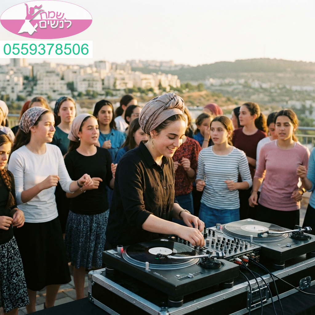 תקליטנית לנשים במודיעין לאירועים מלאי סטייל שמחה וקצב שלא שוכחים