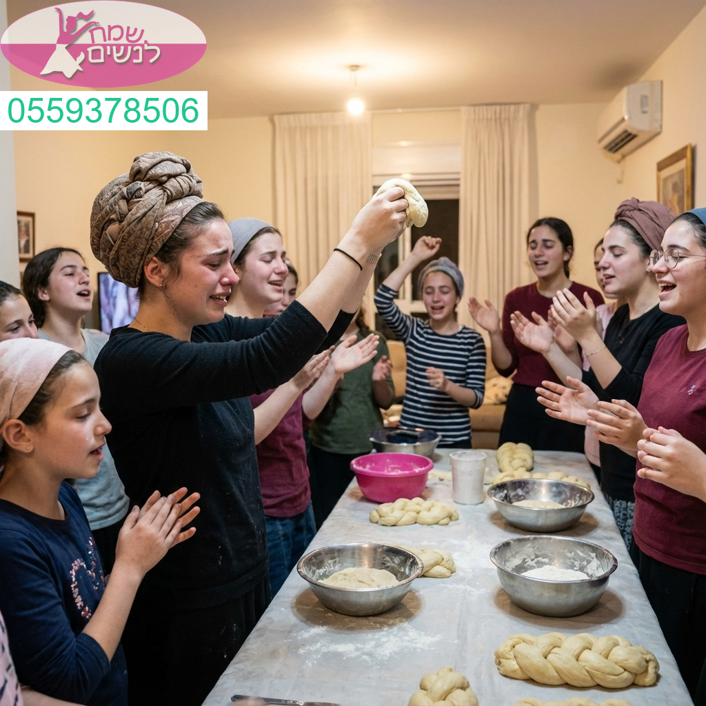 רגע של חיבור אמונה וריגוש באירוע הפרשת חלה עוצמתי ומעורר השראה