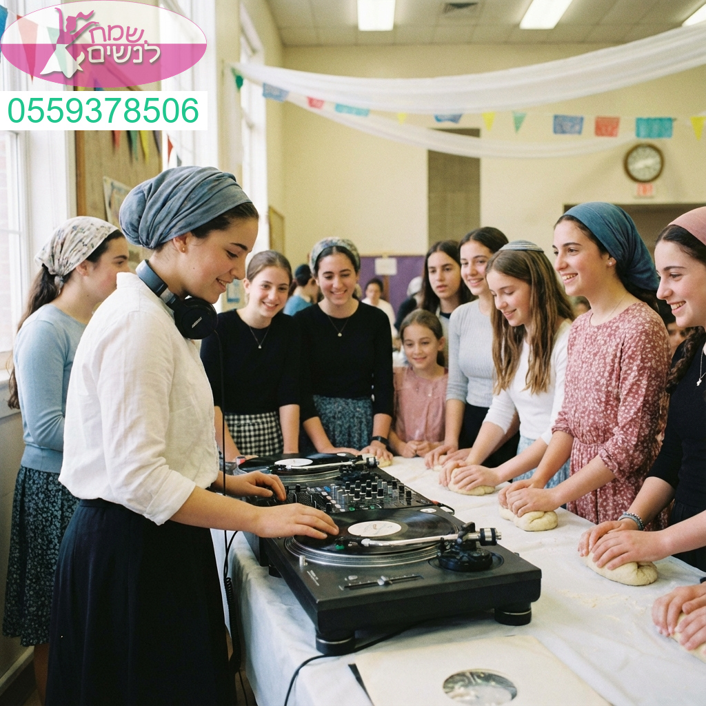 תקליטנית מקצועית באירוע הפרשת חלה מיוחד ומלא באווירה שמחה וקודש