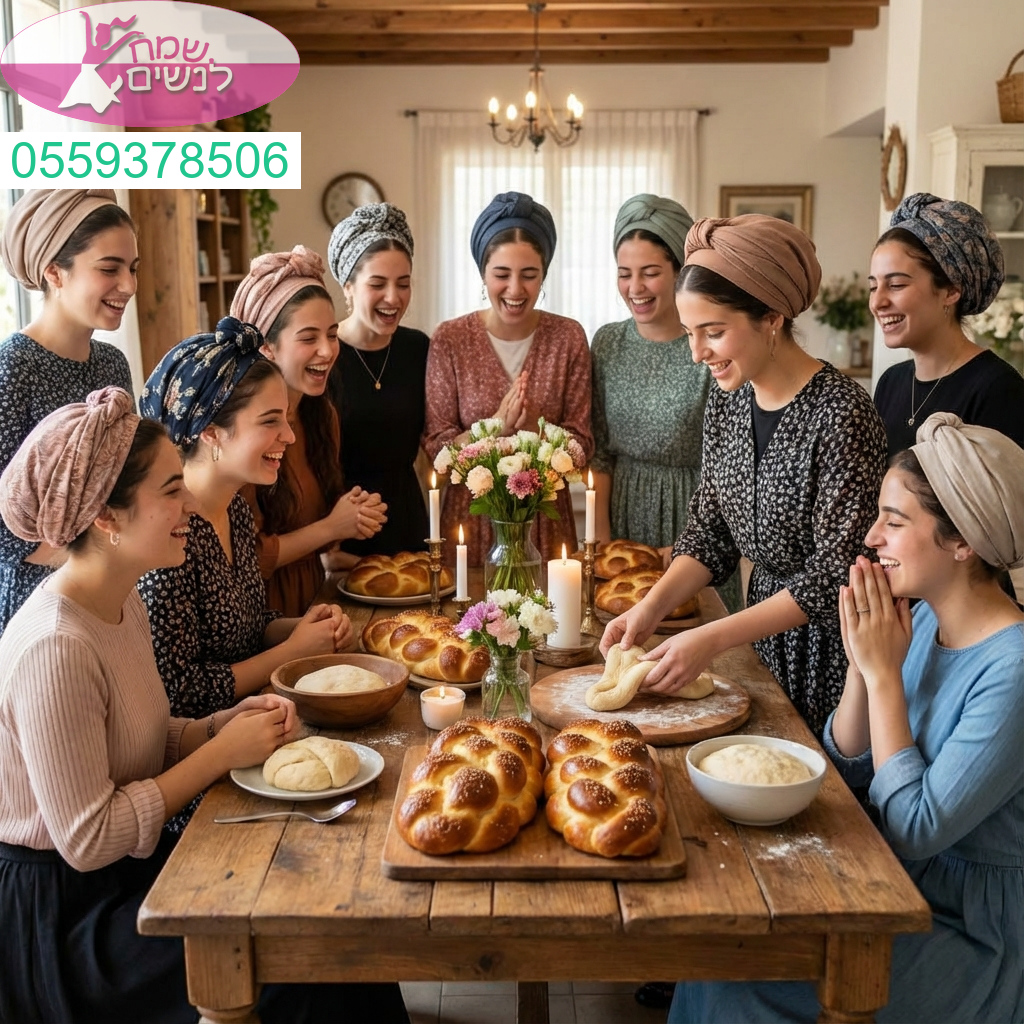 ערב מרגש של חיבור תפילה וברכה בהפרשת חלה מיוחדת לרווקות