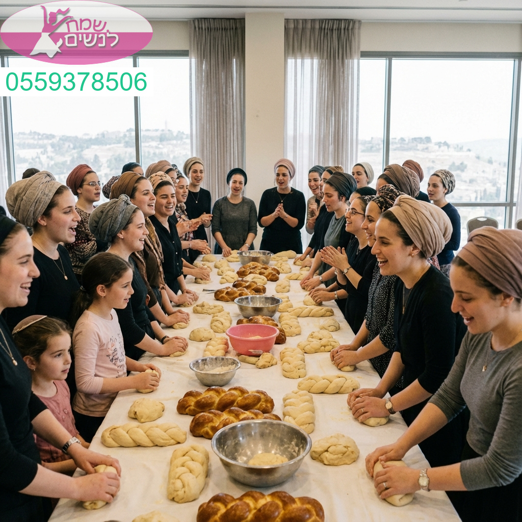 חוויה מרגשת של חיבור נשי מסורתי וקדושה באירוע הפרשת חלה מיוחד במלון