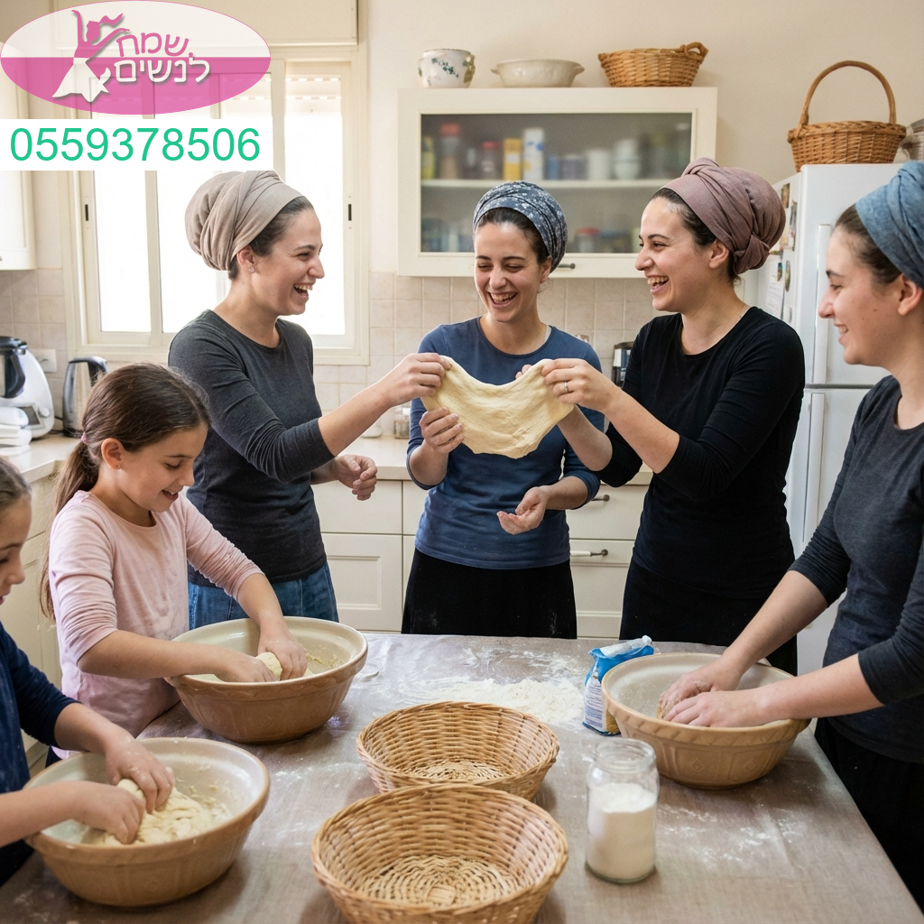 רגע מרגש של אחווה נשית וסגולה עוצמתית בשעת הפרשת חלה