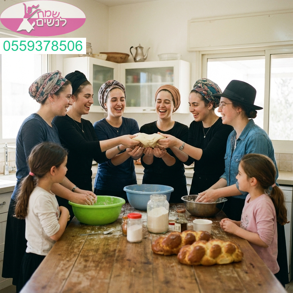 אחדות שמחה וברכה ברגע מרגש של הפרשת חלה נשית ומעצימה