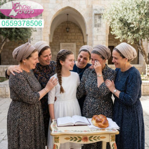 רגע מרגש של חיבור בין דורות בטקס בת מצווה מעצים ומשמעותי