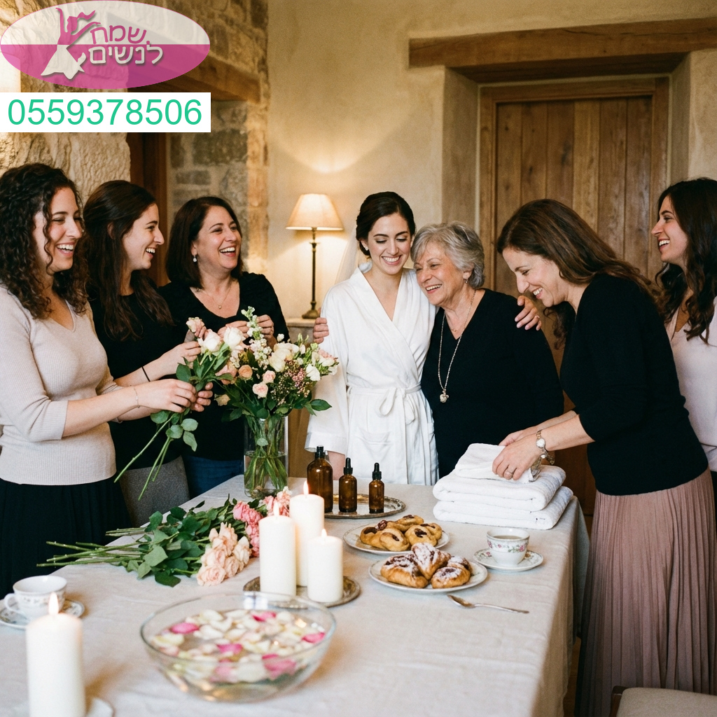 רגעים מרגשים של חיבור נשי אהבה ופינוק שהופכים את ערב המקווה לחוויה בלתי נשכחת