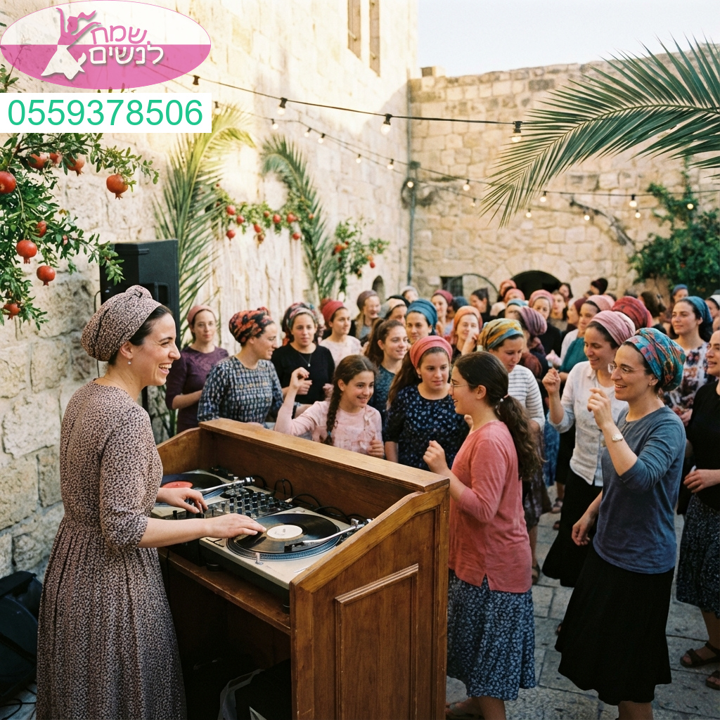 תקליטנית מקצועית לאירועי נשים באווירה סוחפת ומשמחת במיוחד לחגי תשרי