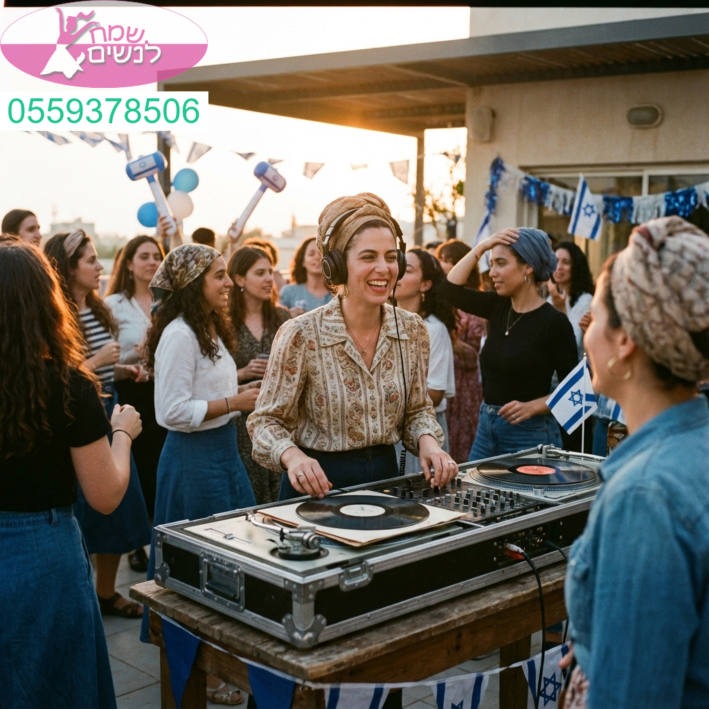 מסיבת יום העצמאות מושלמת עם תקליטנית מקצועית שמרימה את הרחבה לנשים בלבד
