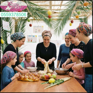 אווירה חגיגית ומרגשת של אחדות נשית והשראה יהודית בהפרשת חלה מיוחדת בסוכה לקראת חג הסוכות