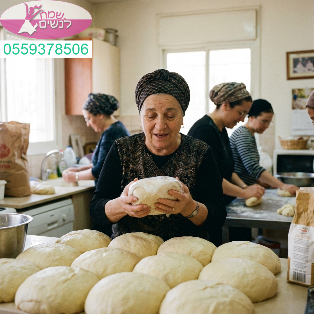רגע מרגש של רוח נשית ואמונה באירוע מרומם להפרשת חלה לכבוד חג הפסח