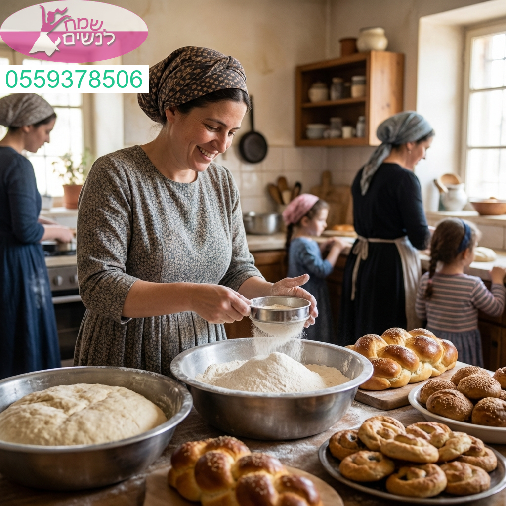 ערב רוחני ומלא השראה עם הרבנית בהפרשת חלה מיוחדת לחודש אדר
