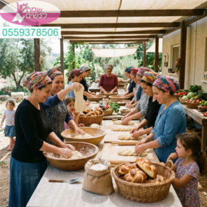 חוויה של ברכה קהילה ושמחה בהפרשת חלה ללא תשלום בלב אחד.